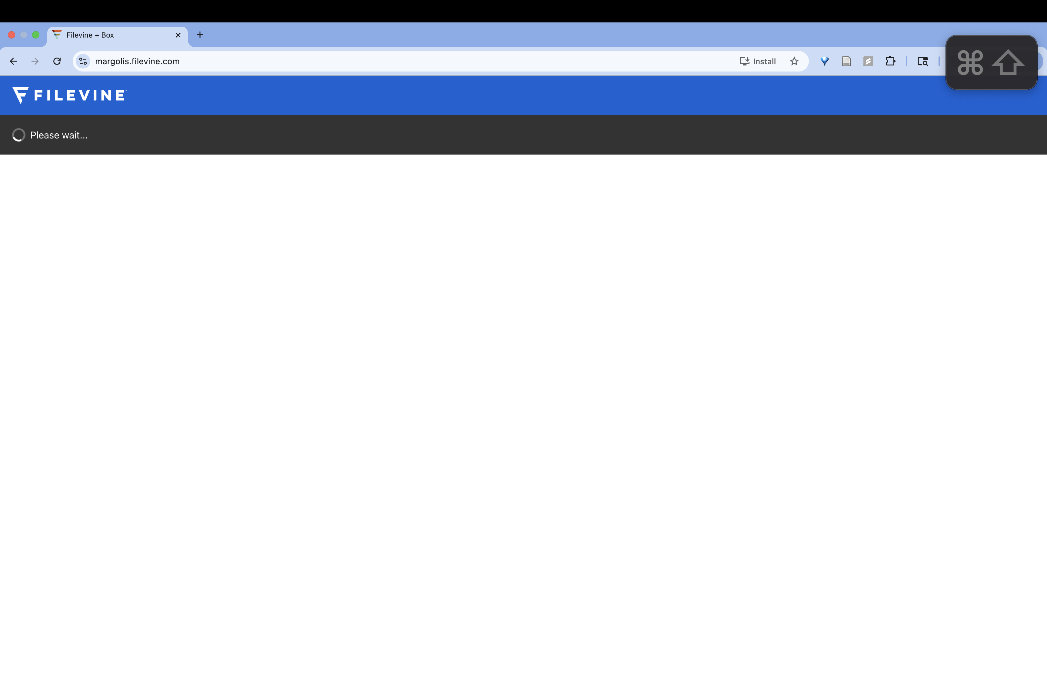 Loading page screenshot placeholder